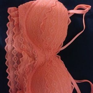 Orange Victoria's Secret bra